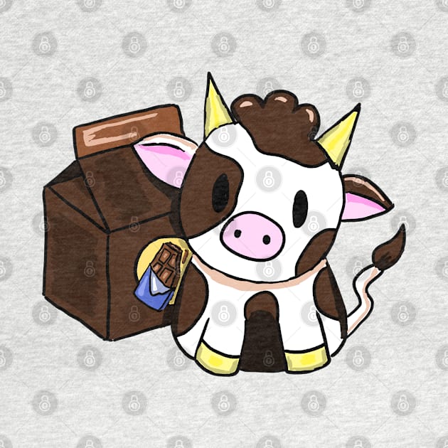 Chocolate Milk Cow Pal by allthebeanz